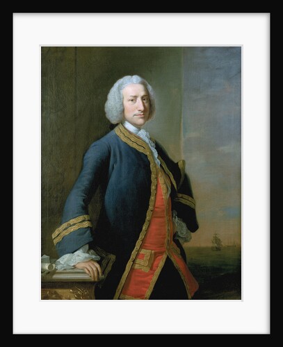 Lord George Anson (1697-1762) by Thomas Hudson