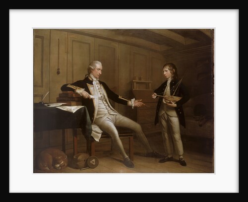 Captain John Bentinck, 1737-1775, and his son, William Bentinck, 1764-1813 by Mason Chamberlin