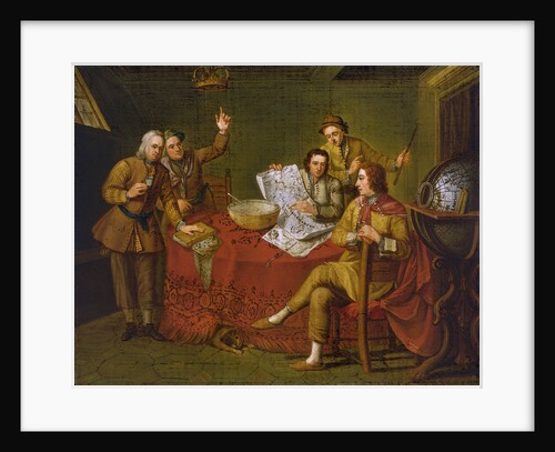 Gustavus Hamilton, 2nd Viscount Boyne (1639-1723), in the cabin of his yacht by Bartolommeo Nazari