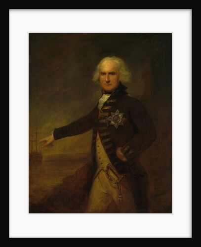 Admiral Alexander Hood, 1st Viscount Bridport (1727-1814) by Lemuel Francis Abbott