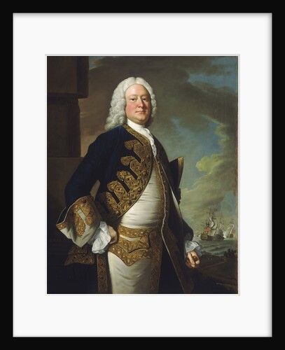 Admiral John Byng (1704-1757) by Thomas Hudson