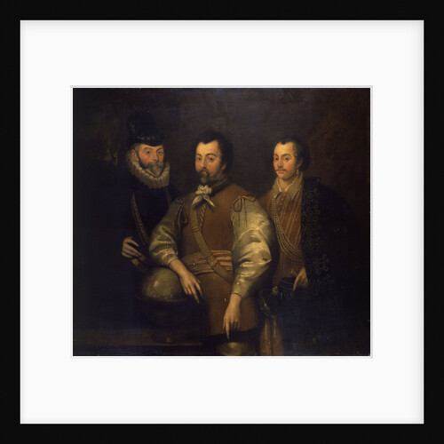 Thomas Cavendish, Sir Francis Drake and Sir John Hawkins by unknown