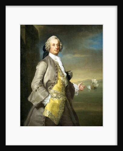Captain Richard Chadwick (d.1748) by Thomas Hudson