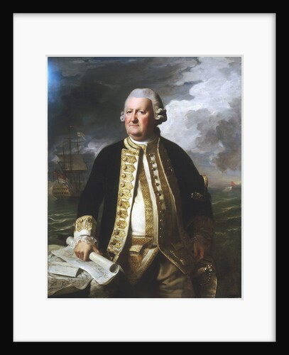 Admiral Clark Gayton (1720-87) by John Singleton Copley