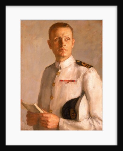 Rear-Admiral M. C. Morgan-Giles (b. 1914) by Anthony Devas