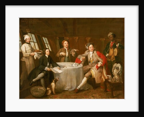 Captain Lord George Graham in his Cabin (1715-1747) by William Hogarth