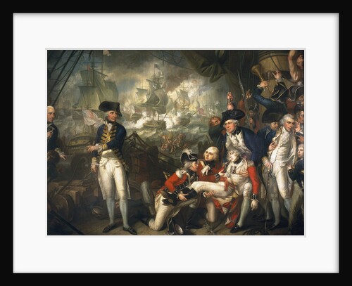 Lord Howe on the Deck of The 'Queen Charlotte', 1 June 1794 by Mather Brown