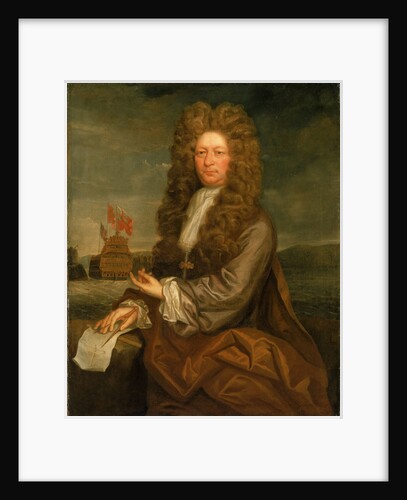Fisher Harding, Master shipwright, with the Launch of the 'Royal Sovereign' by Jonathan Richardson