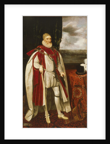 Charles Howard, 1st Earl of Nottingham (1536-1624) by Daniel Mytens the Elder