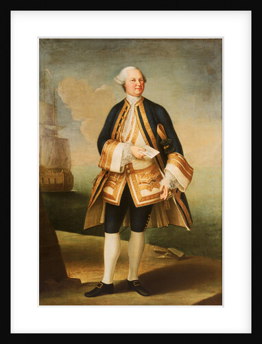 Captain Sir Edward Hughes (circa 1720-1794) by Violante Beatrice Siries