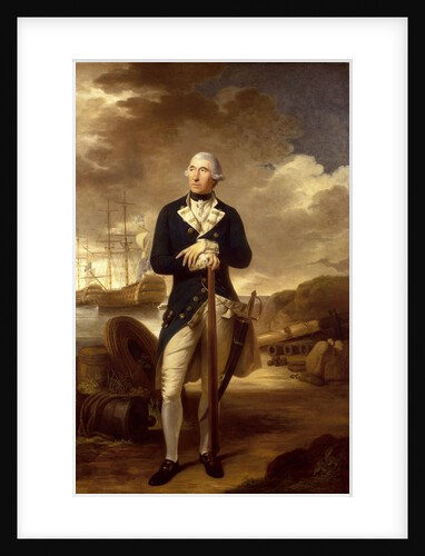 Rear-Admiral Richard Kempenfelt (1718-1782) by Tilly Kettle