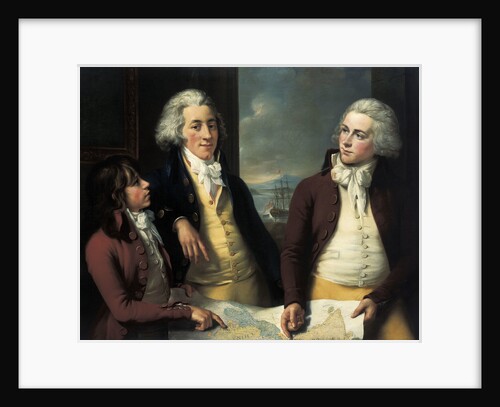 The Money brothers: William (1769-1834), James (1772-1833) and Robert Taylor (1775-1803) by John Francis Rigaud