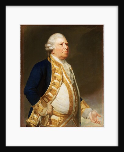 Portrait of a flag officer by George Romney