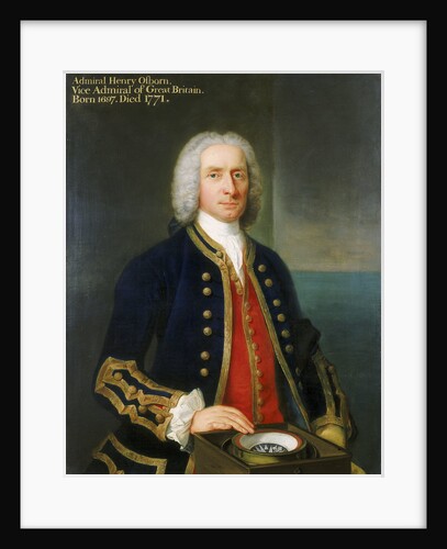 Captain Henry Osborn (1697-1771) by Claude Arnulphy
