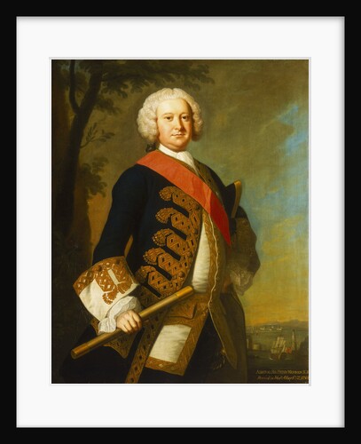 Admiral Sir Peter Warren (1703-1752) by Thomas Hudson