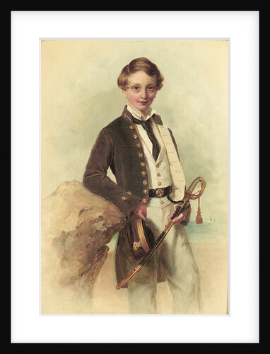 Portrait of a naval cadet by Godwin Williams