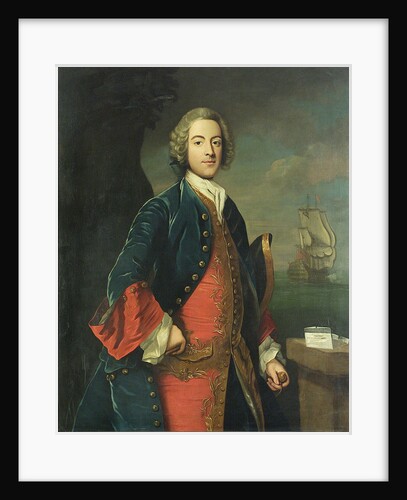 Portrait of a naval officer by British School