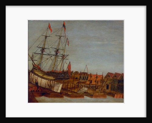 Launch of HMY 'Augusta', Deptford 1771 by Frederick Augustus