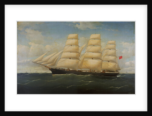 The ship 'Barossa' by F. Tudgay