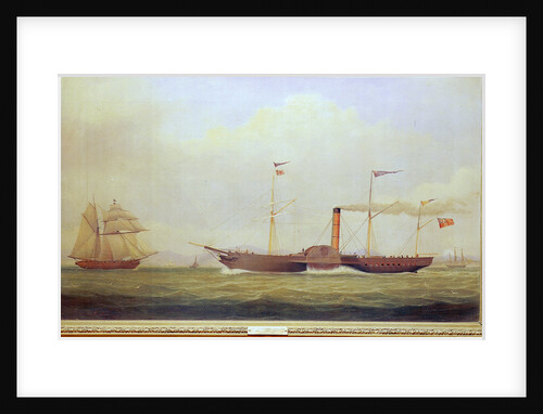 The paddle steamer 'Commodore' by William Clark