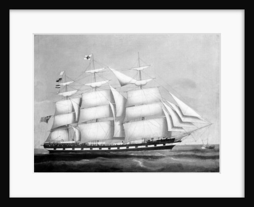 The ship 'Corona' by British School