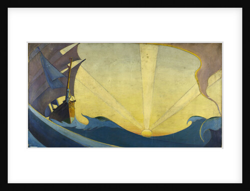 'Cutty Sark' at sunset by John Everett