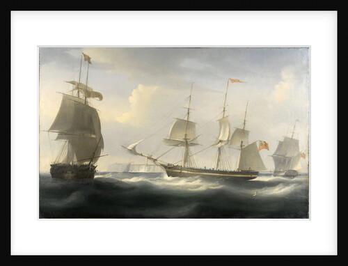 The ship 'Delaford' by William John Huggins