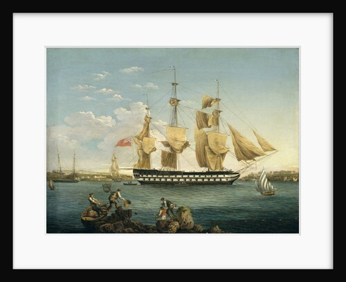 HMS 'Duncan' at Mahon by William Anderson