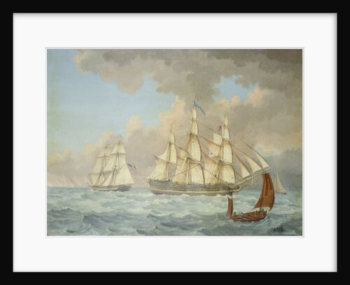 The East Indiaman 'East Indian' by Thomas Binks