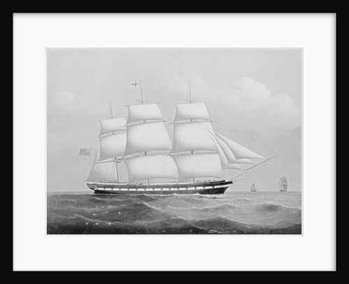 The ship 'Ellenborough' by Unknown