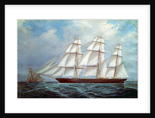 The clipper 'Ellen Rodger' by GR Barr