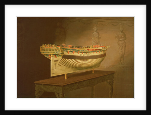 A model of HMS 'Enterprise' by Joseph Marshall