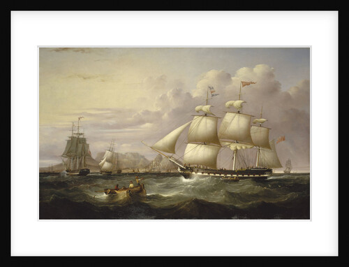 The Indiaman 'Euphrates' by Samuel Walters