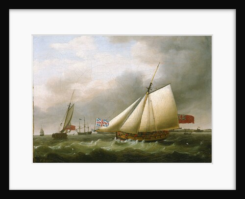The Privateer 'Fly' and other vessels by Francis Holman