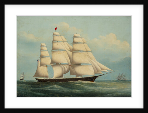The clipper Flying Cloud by American School