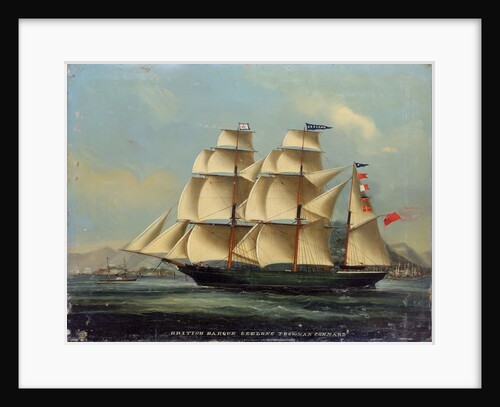 The barque 'Geelong' by Chinese School
