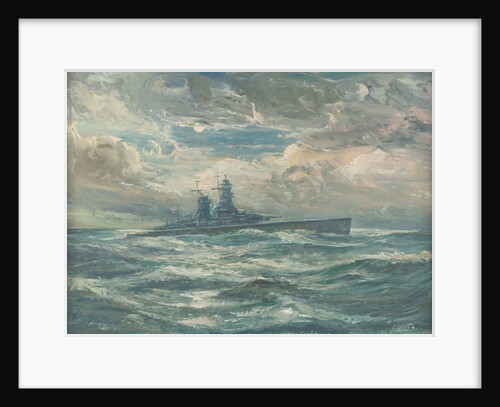 The German cruiser 'Admiral Graf Spee' by Gerhard Ulpts