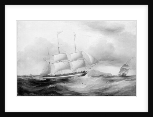 The barque 'Helvellin' (1826) by Samuel Walters