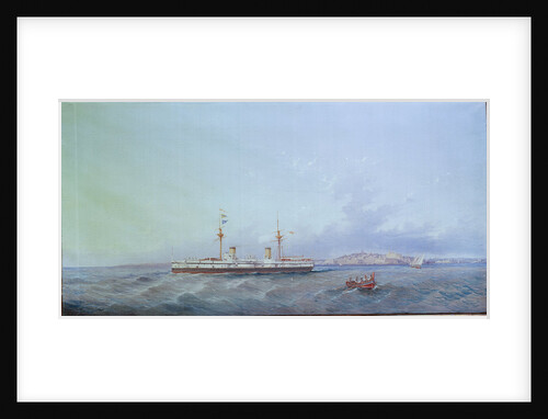 HMS 'Inflexible' by Luigi Galea