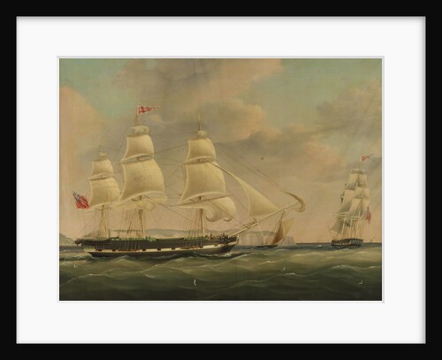 The ship 'Isabella' at sea by John Wilson Carmichael