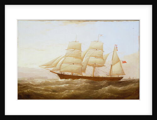 The barque 'J P Smith' by Samuel Walters