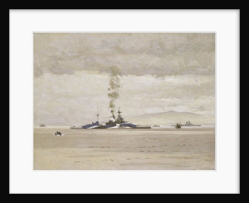 HMS 'Malaya' by Norman Wilkinson