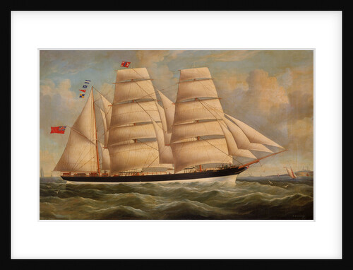 The barque 'Minero' by Richard B Spencer