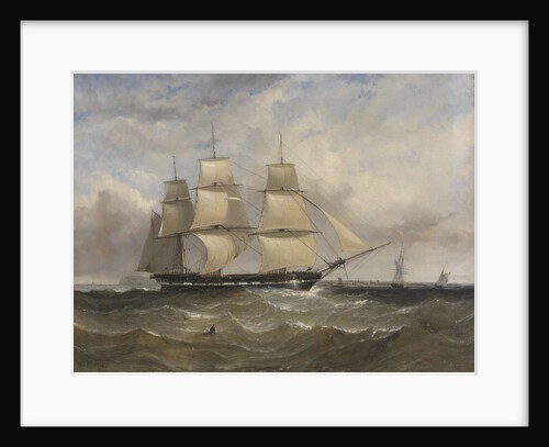 The ship 'Mountstewart Elphinstone' offshore by William Adolphus Knell