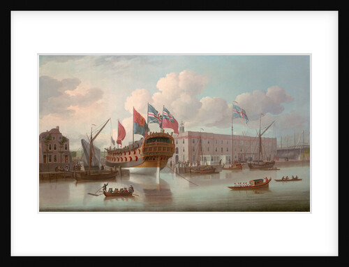 The frigate HMS 'Northumberland' by H.J. Morgan