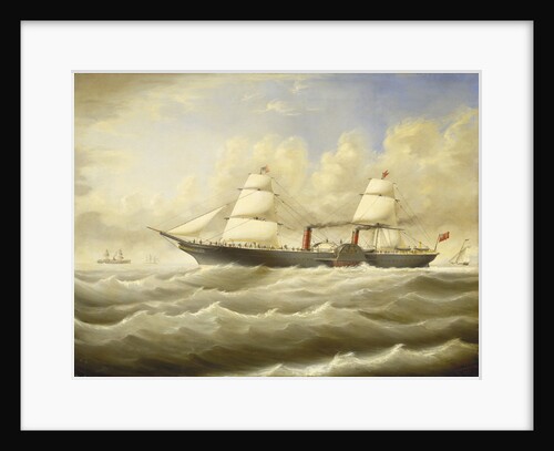 The steamship 'Persia' in a breeze by D. Lyle