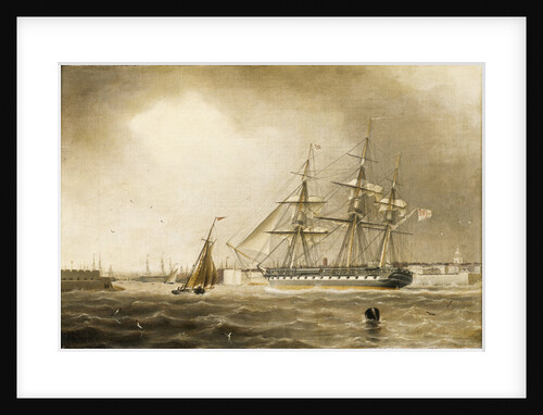 HMS 'Raleigh' by Robert Strickland Thomas