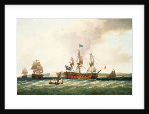 The 'St. George' and other vessels by Dominic Serres the Elder