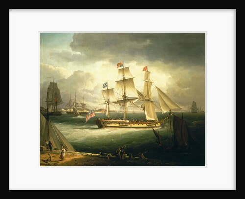 The 'Royal Sovereign' by John Thomas Serres