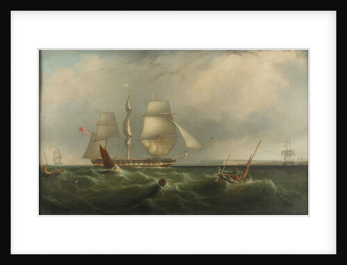 The Indiaman 'Seringapatam' arriving home by G. W. Butland